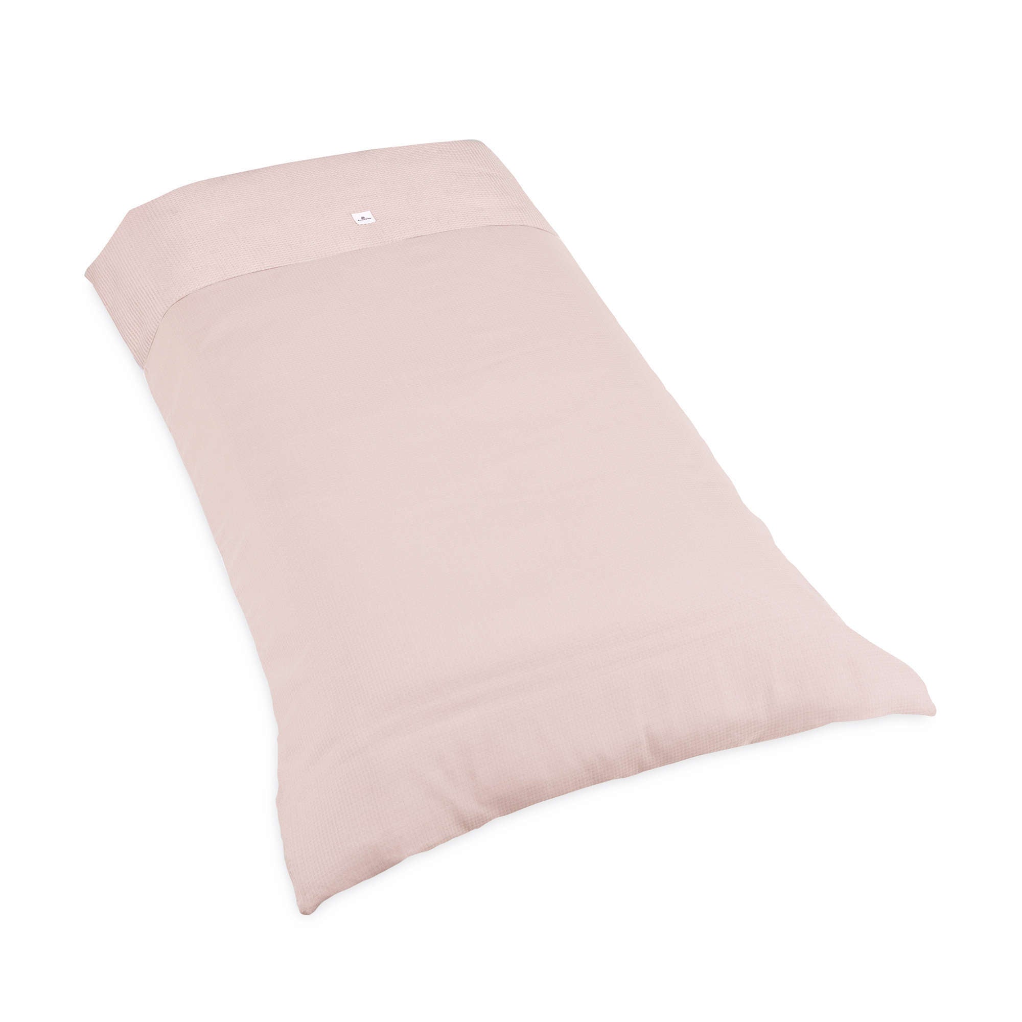 Juego de 2 piezas para cuna (60x120 cm): funda nórdica y almohada dE.LENZO  Gretel en color rosa