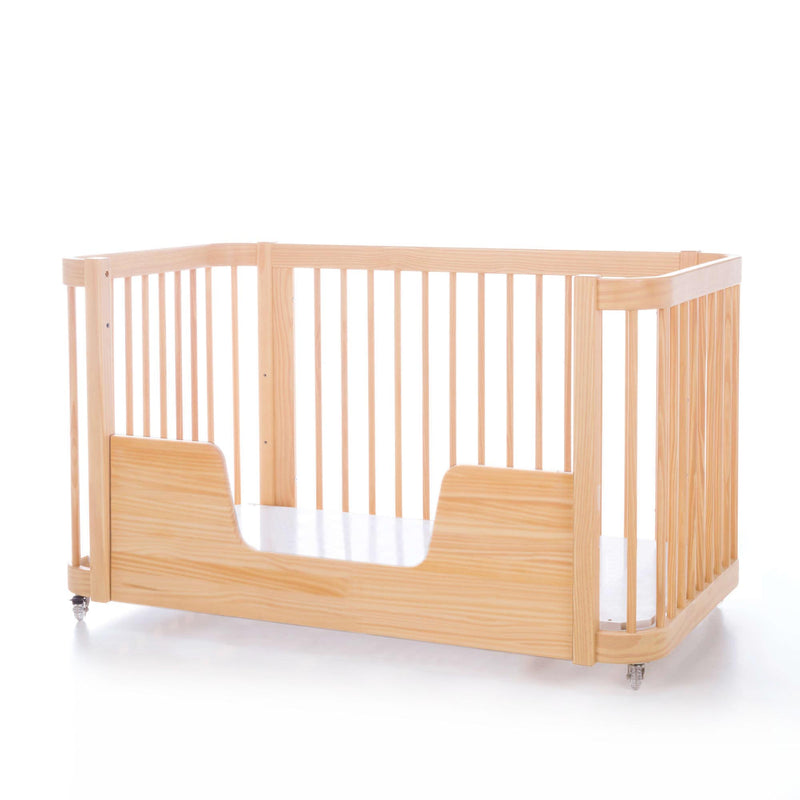 Minicuna-cuna-cama todo en uno (4en1) madera · Crea Tre Nomad C301-M5000