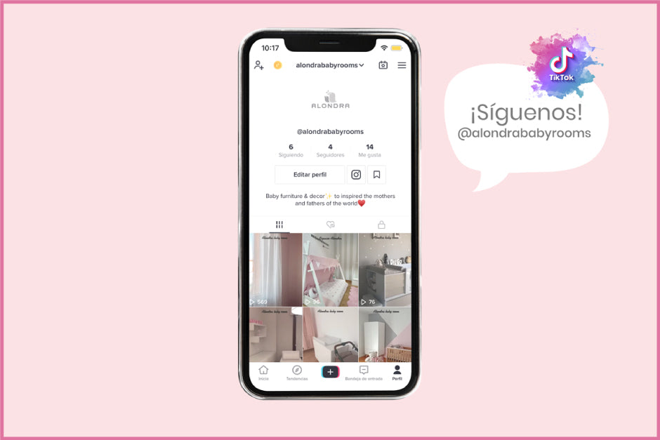 Empezamos aventura en TikTok, ¡siguenos! @alondrababyrooms