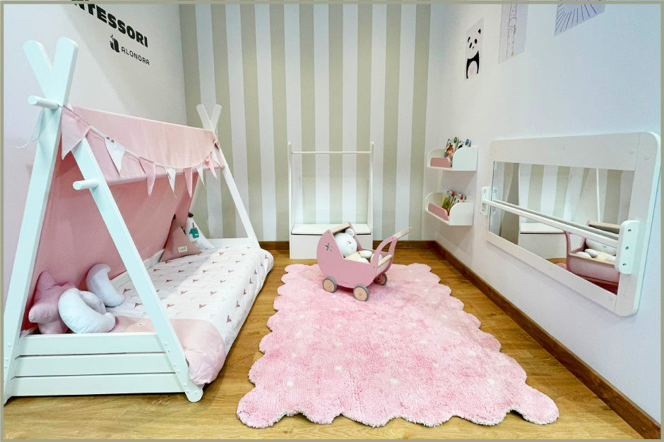 Muebles Montessori para ayudar en el desarrollo del bebéb