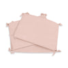 Protector cuna 60x120 cm (desenfundable) rosa pastel · Liberty 607A-132