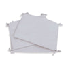 Protector cuna 60x120 cm (desenfundable) gris · Delphin 607A-134