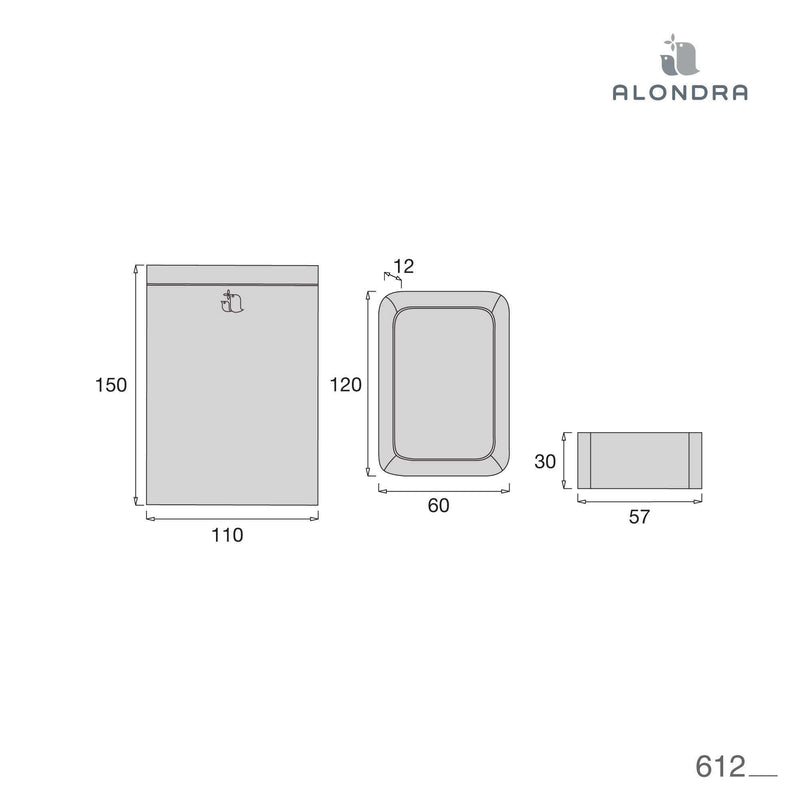 medidas de nórdico para cuna o cama de 70x140 cm