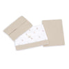 Juego de sábanas cuna 60x120 cm hojas beige · Nandina 612A-116