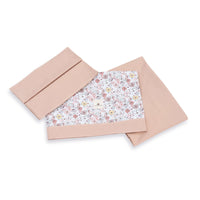 Juego de sábanas cuna 60x120 cm flores rosa · Liberty 612A-132