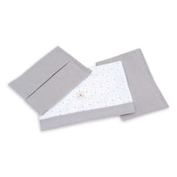 Juego de sábanas cuna 60x120 cm gris · Delphin 612A-134