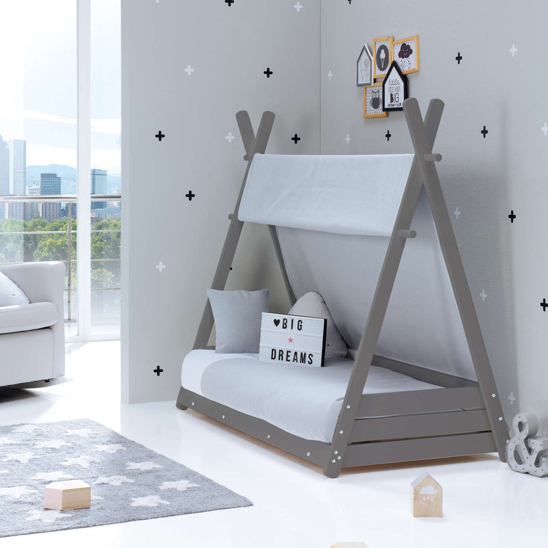cama Montessori de 70x140cm para habitaciones infantiles originales