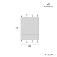Toldo cama Montessori Homy (70x140 cm) gris · Delphin 6140NA-134