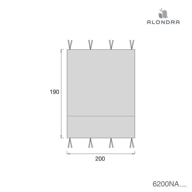 Toldo cama Montessori Homy XL (90x200 cm) verde-oliva · Mist 6200NA-156