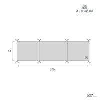 Medidas protector chichonera de cuna grande de 70x140 cm
