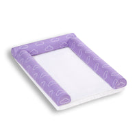 Colchoneta cambiador (60x90 cm) vestidor morado para cuna convertible o cómoda · 631-G22