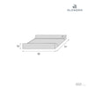 Funda ajustable para cambiador 50x80 cm gris · Delphin 633-134