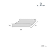 Funda ajustable para cambiador 50x80 cm gris · Delphin 633-134