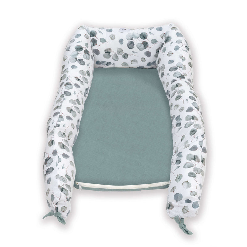 Nido colecho bebés (con cuña) hojas eucalipto · Musgo 666C-118