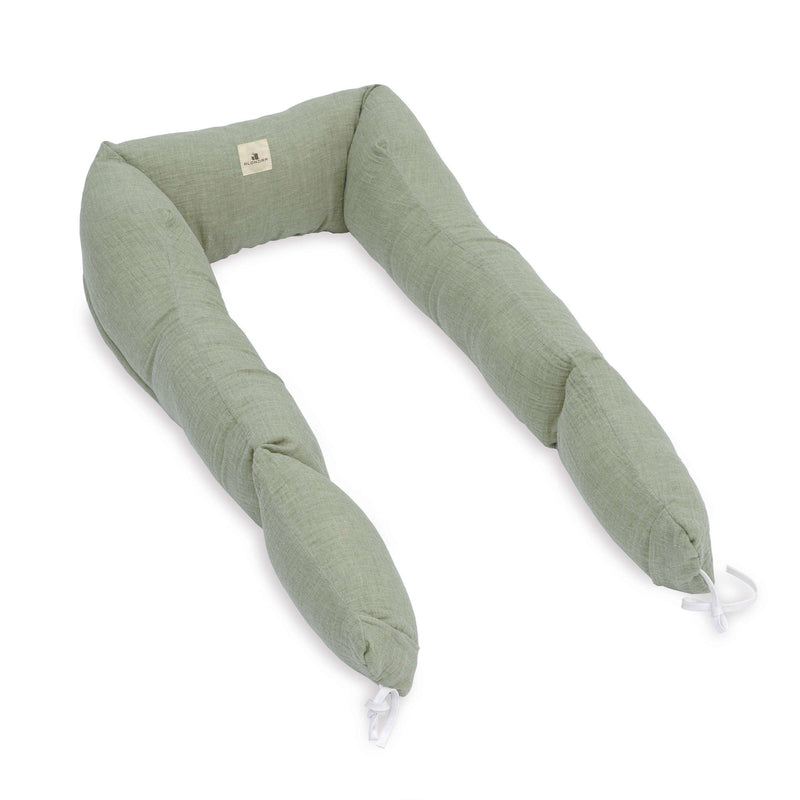 Nido colecho bebés (con cuña) verde-oliva · Mist 666C-156