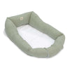 Nido colecho bebés (con cuña) verde-oliva · Mist 666C-156