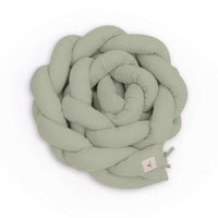 Trenza protector para cuna en verde-oliva · 669-156