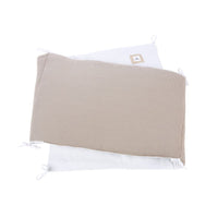 Protector chichonera cuna 60x120 beige