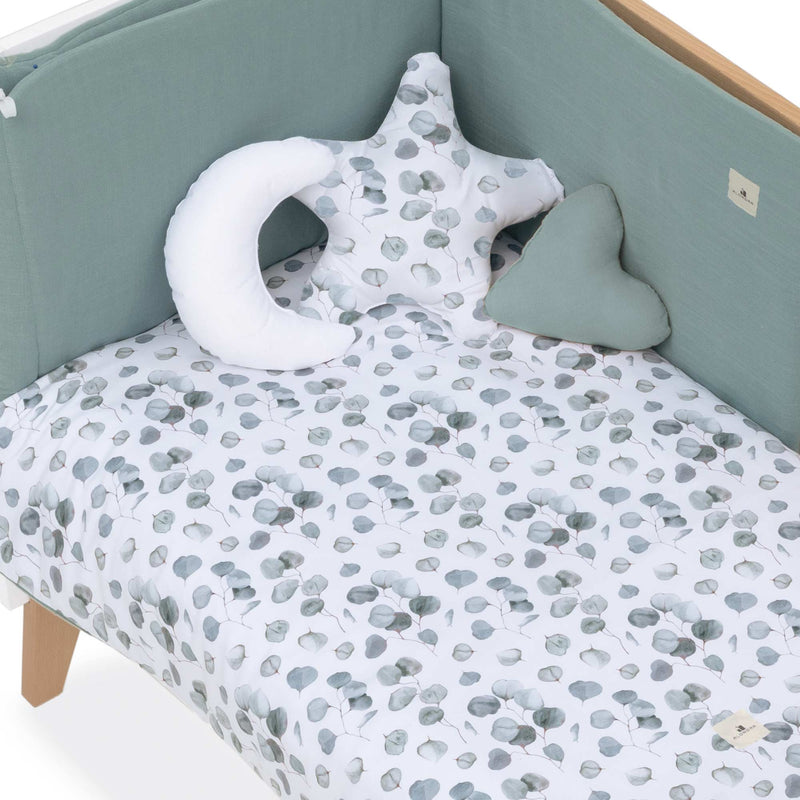 Nórdico para cuna/cama 70x140 cm eucalipto · Musgo 626A-118
