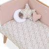 Nórdico para cuna/cama 70x140 cm flores rosa · Liberty 626A-132