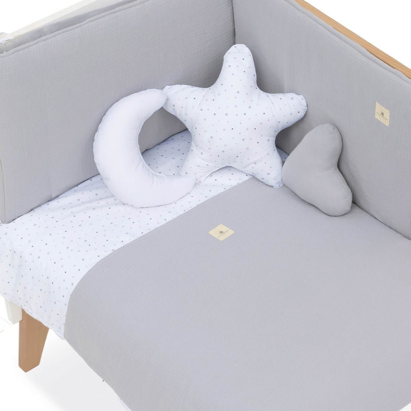 Nórdico para cuna/cama 70x140 cm gris · Delphin 626A-134