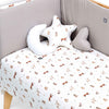 Set nórdico y protector cuna 60x120 cm estampado bosque · 9L2N-148 Taiga