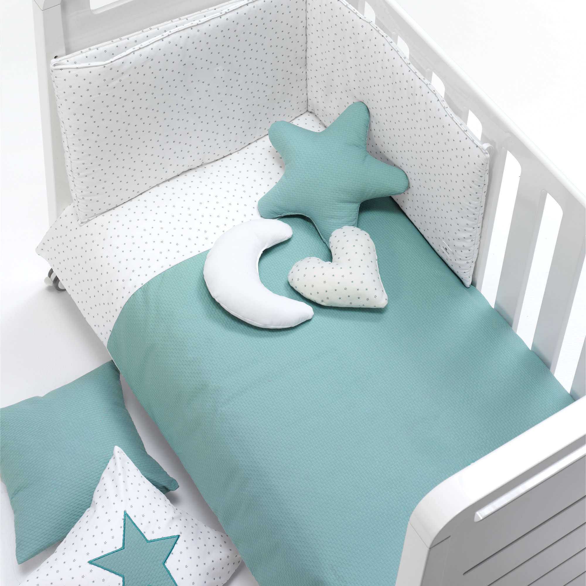 Protector Cuna 60x120 Edredon Nordico Cuna Bebe Set Piezas Para