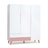Armario infantil (3 puertas) estilo nórdico patas madera · Lifestyle Plus+