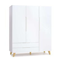 Armario infantil (3 puertas) con patas de madera · Nomad Plus+