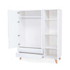 Armario infantil (3 puertas) estilo nórdico patas madera · Lifestyle Plus+
