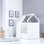 Cuna-casa Montessori para bebés (3en1) de 70x140 cm · AUNA Galaxy