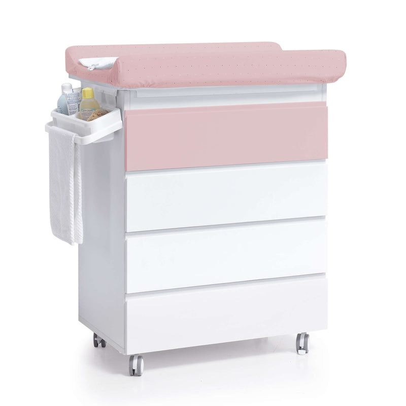 Mueble bañera con ruedas y cambiador · Kubo B751