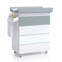 Mueble bañera con ruedas y cambiador · Kubo B751