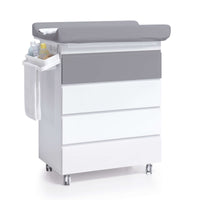 Mueble bañera con ruedas y cambiador · Kubo B751