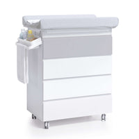 Mueble bañera con ruedas y cambiador · Kubo B751