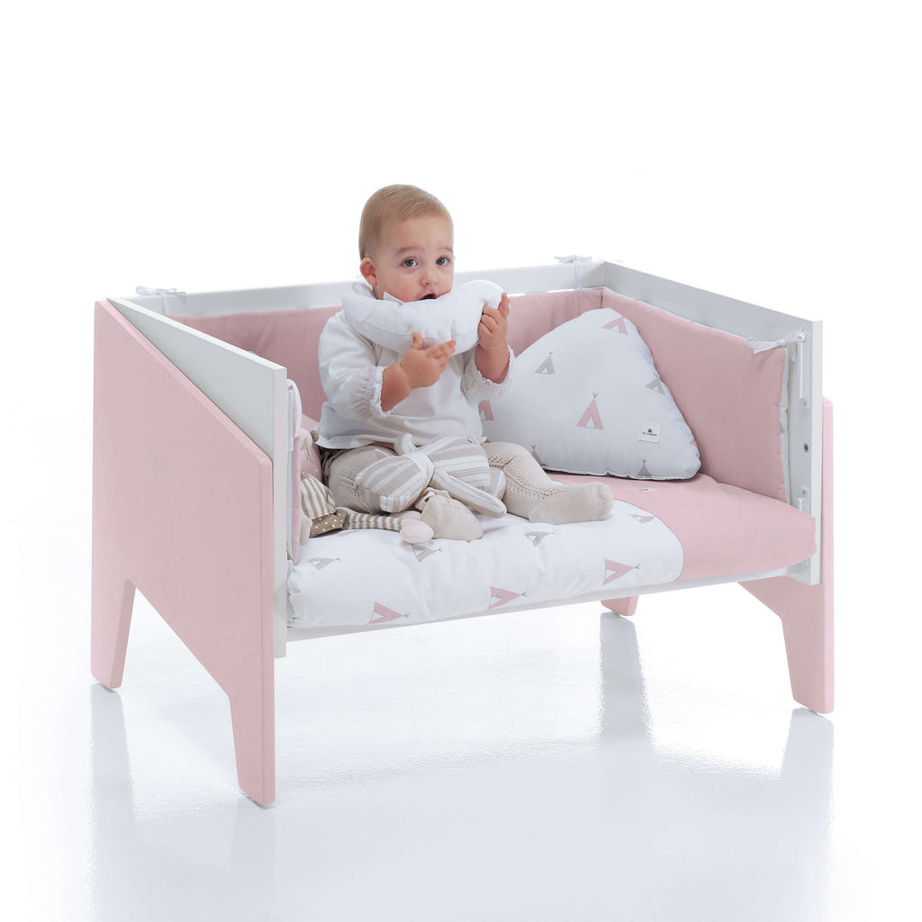 Minicuna-sofá de 50x80cm para bebé