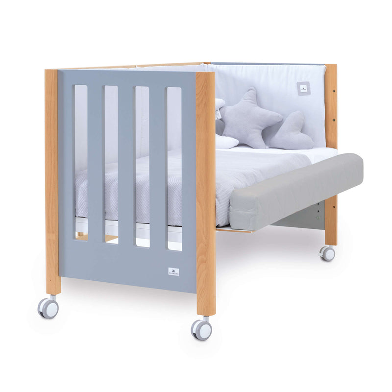Cuna colecho 60x120 cm (5en1) madera/azul · Occa C166-M9541