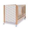Cuna 60x120 cm madera con vinilo flores rosa · Ombra Liberty C167V-M9577-132