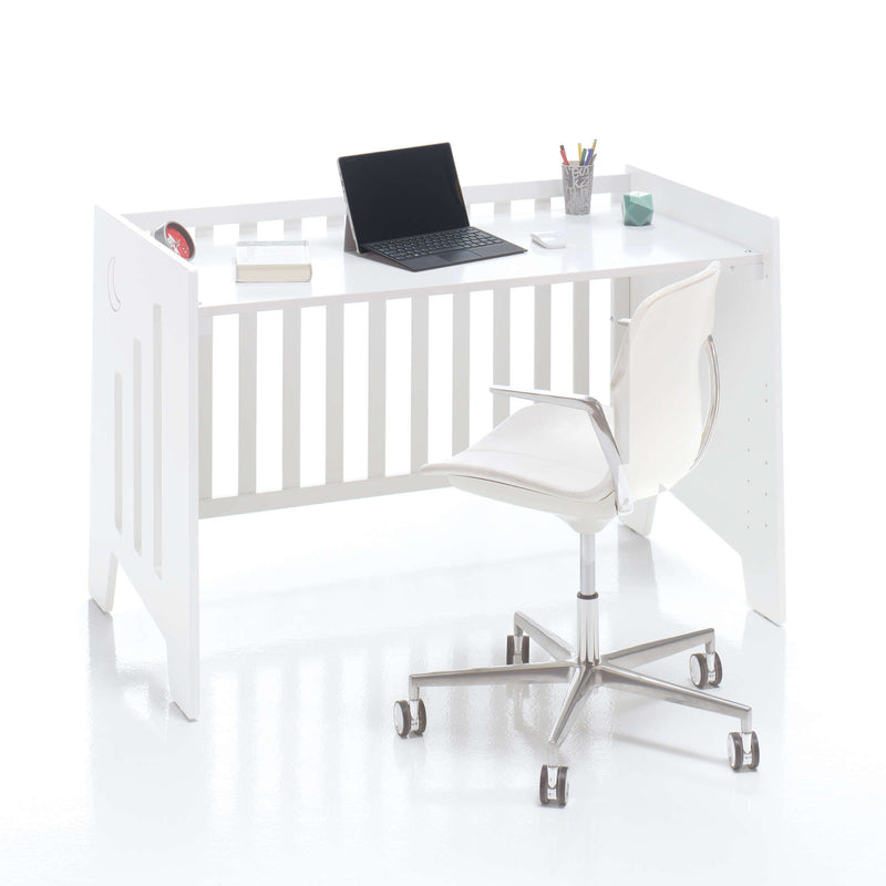 Minicuna 60x80 cm y cuna 60x120 cm (7en1) blanca · Omni Tre White