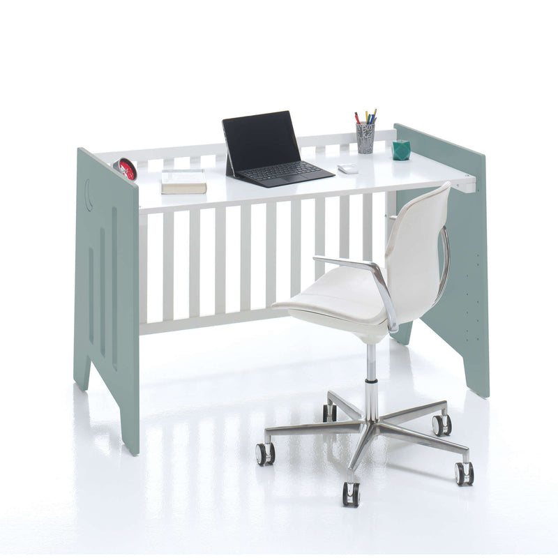 Cuna colecho 60x120 cm (5en1) verde eucalipto · Omni Due Eucalyptus