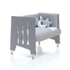 Cuna colecho 60x120 cm (5en1) blanco/antracita · Omni Due Antracita