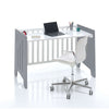 Cuna colecho 60x120 cm (5en1) blanco/antracita · Omni Due Antracita