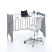 Cuna colecho 60x120 cm (5en1) blanco/antracita · Omni Due Antracita