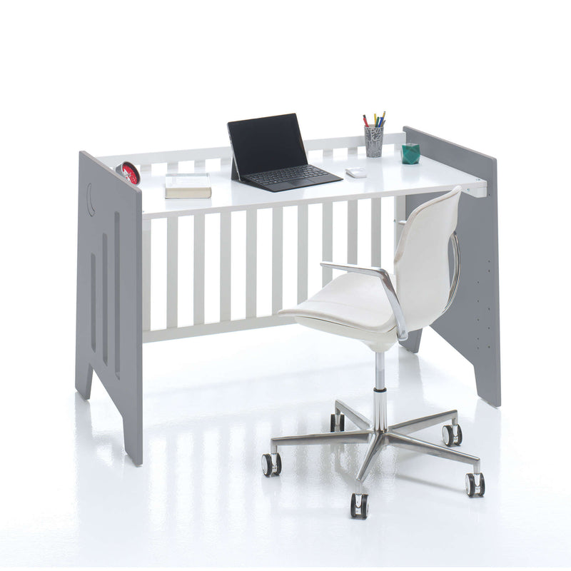 Cuna colecho 60x120 cm (5en1) blanco/antracita · Omni Due Antracita