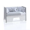 Cuna colecho 60x120 cm (5en1) blanco/antracita · Omni Due Antracita