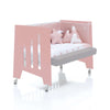 Cuna colecho 60x120 cm (5en1) rosa/blanco · Omni Due Quarzo