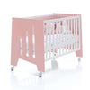Cuna colecho 60x120 cm (5en1) rosa/blanco · Omni Due Quarzo