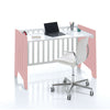 Cuna colecho 60x120 cm (5en1) rosa/blanco · Omni Due Quarzo