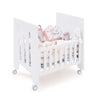 Minicuna 60x80 cm y cuna 60x120 cm (7en1) blanca · Omni Tre White