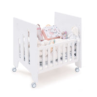 Minicuna 60x80 cm y cuna 60x120 cm (7en1) blanca · Omni Tre White